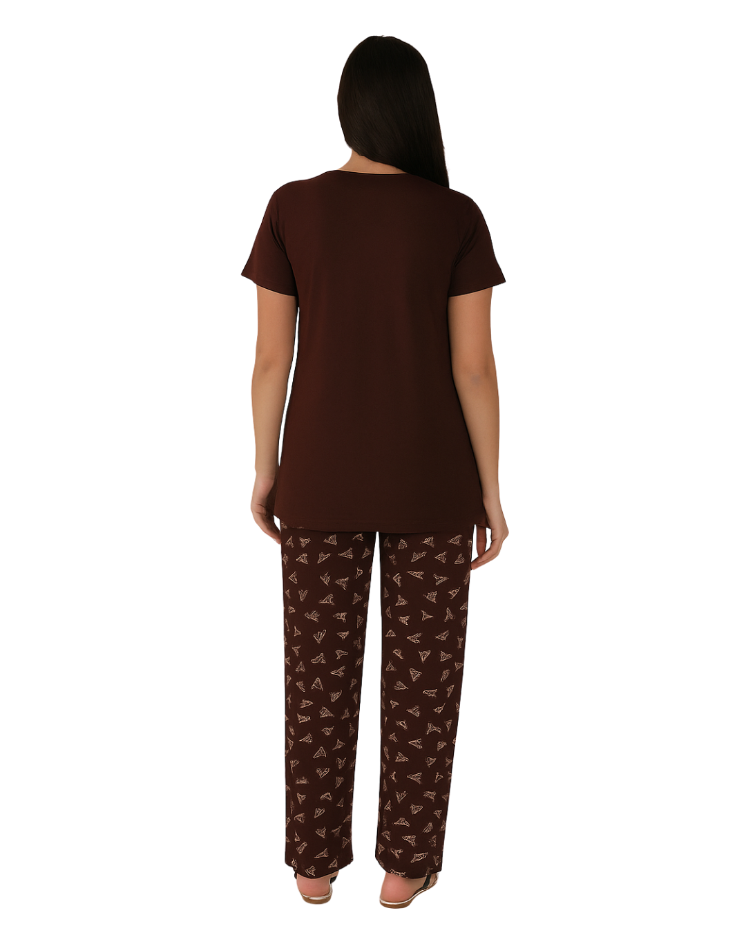 Cotton PJ Set - Cocoa Whisper