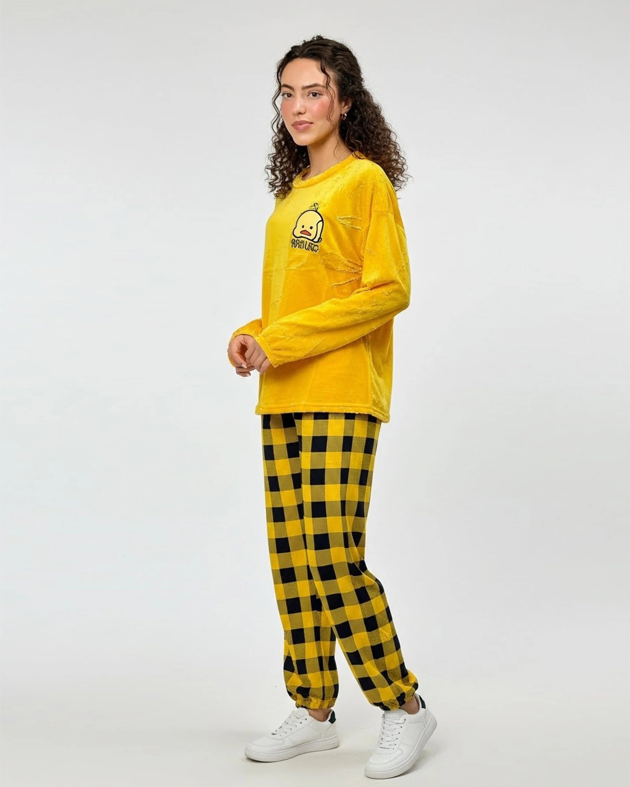 Fleece Pajama Suit - Warm Hive