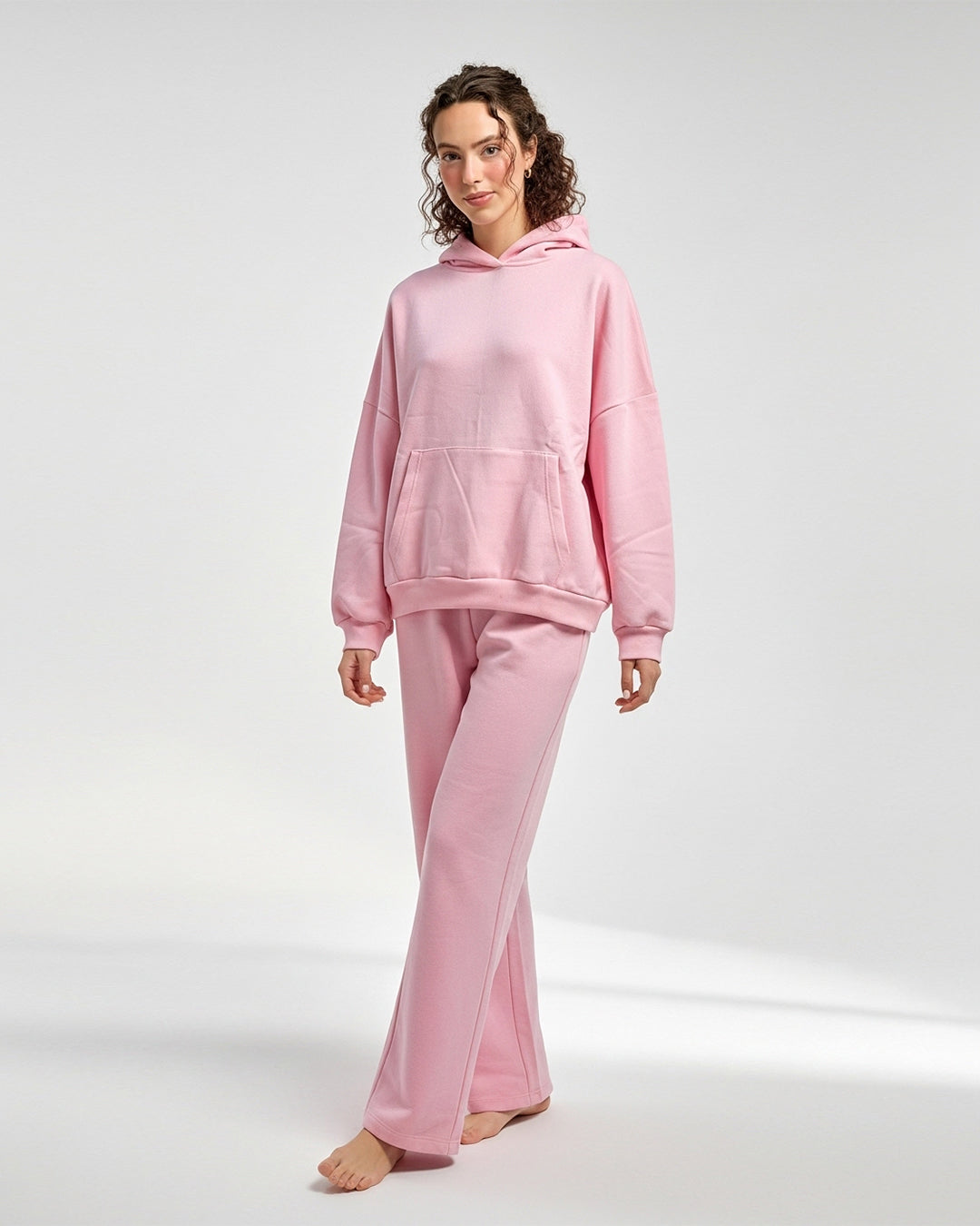 Fleece Tracksuit – Comfy Day - Pink
