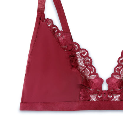 Sajiero Non Padded Bra - Scarlet Lace