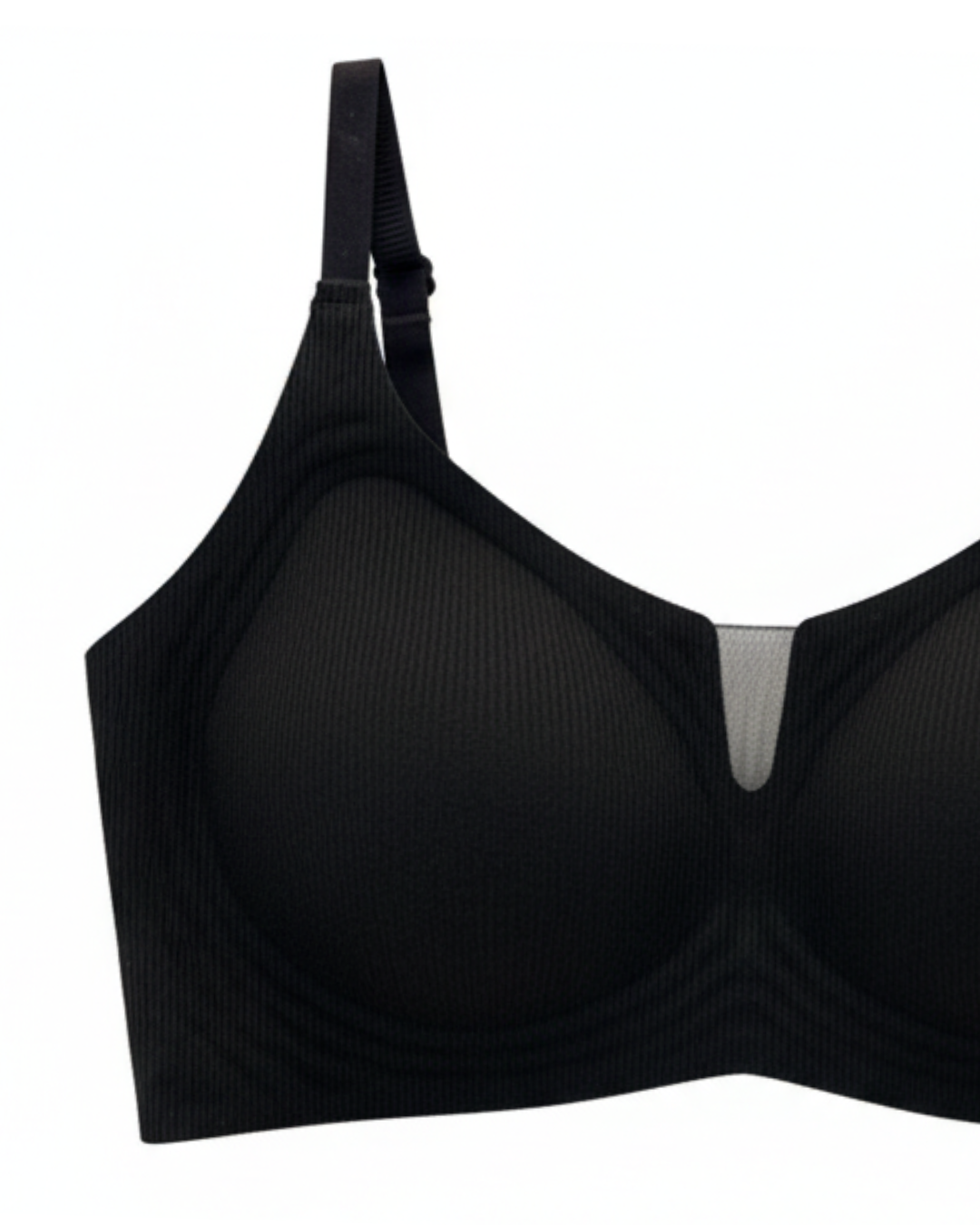 Padded Seamless Curve Bra - Black