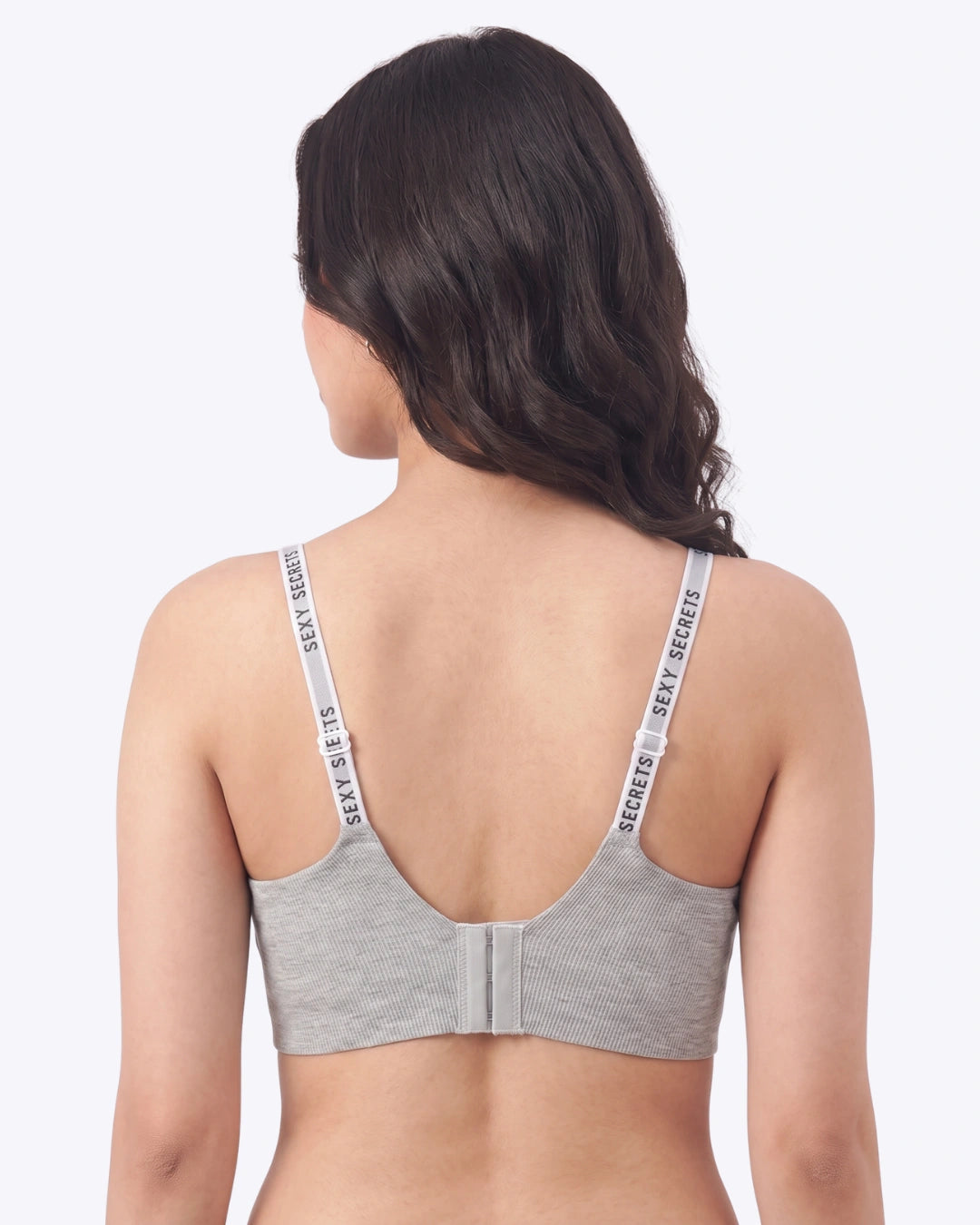 Padded Seamless Curve Bra - Grey