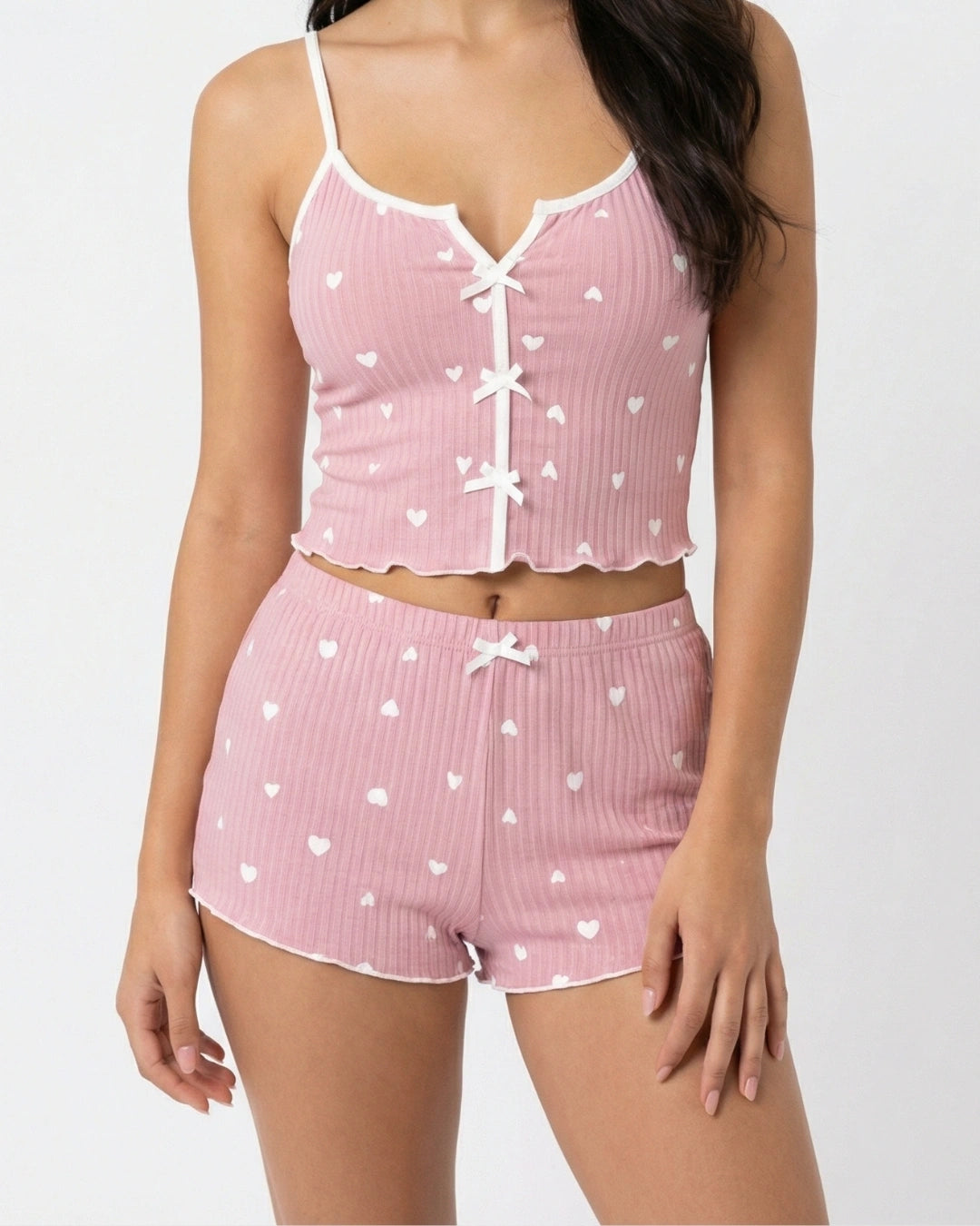 Cami Set - Onyx - Pink