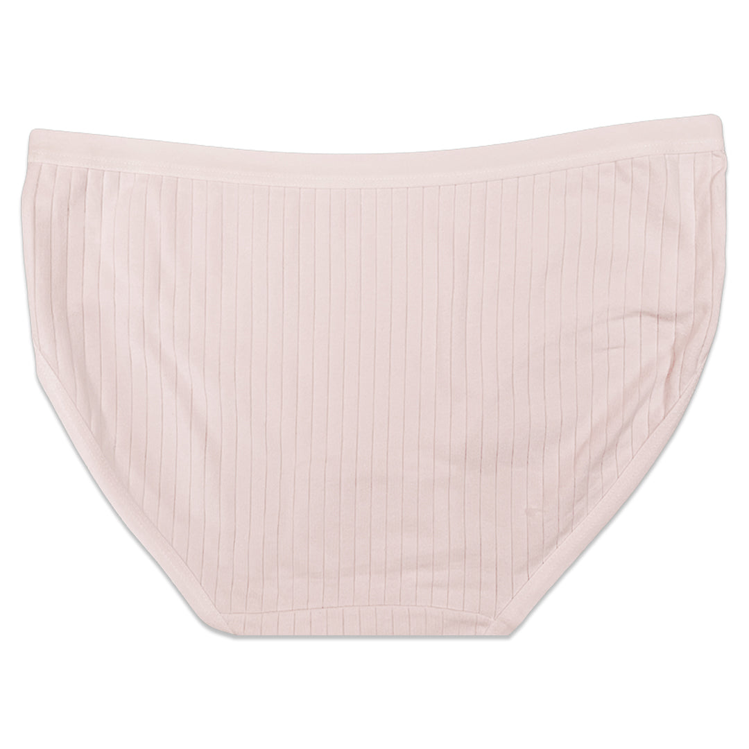 Pack of 3 Briefs Panties - Ribbed Cotton