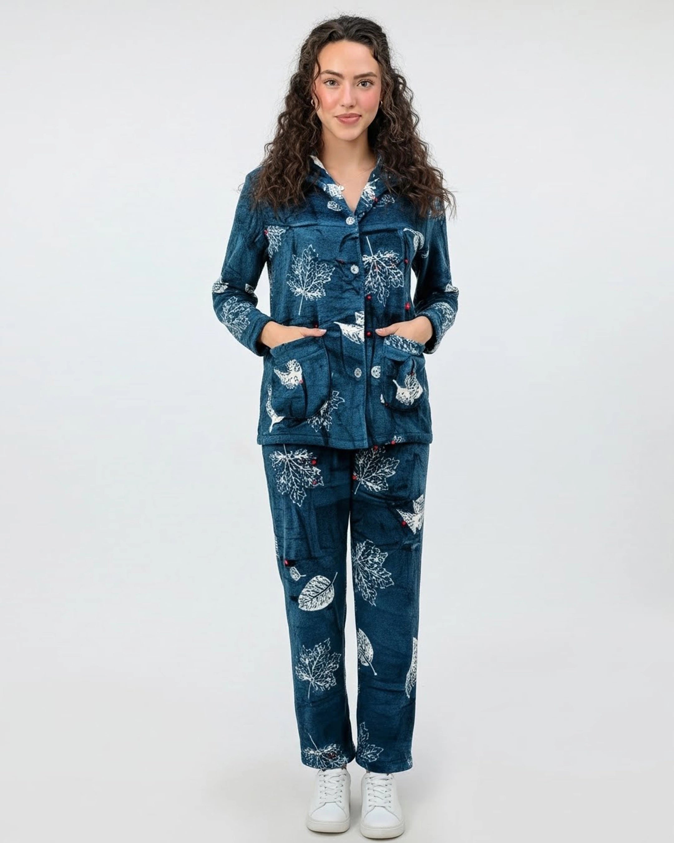 Fleece Pajama Suit - Forest Calm