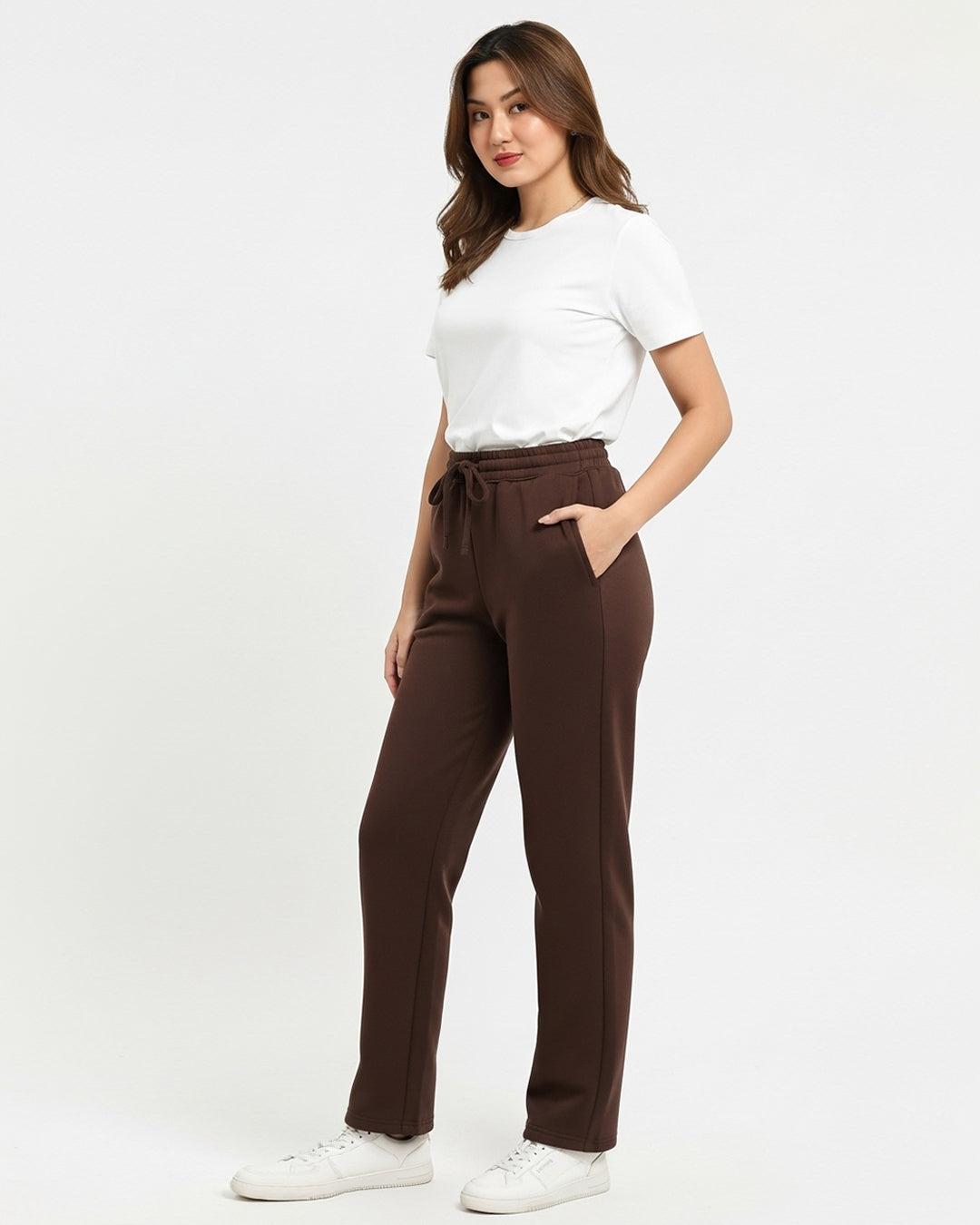 Fleece Trouser – Everyday Fit - Brown