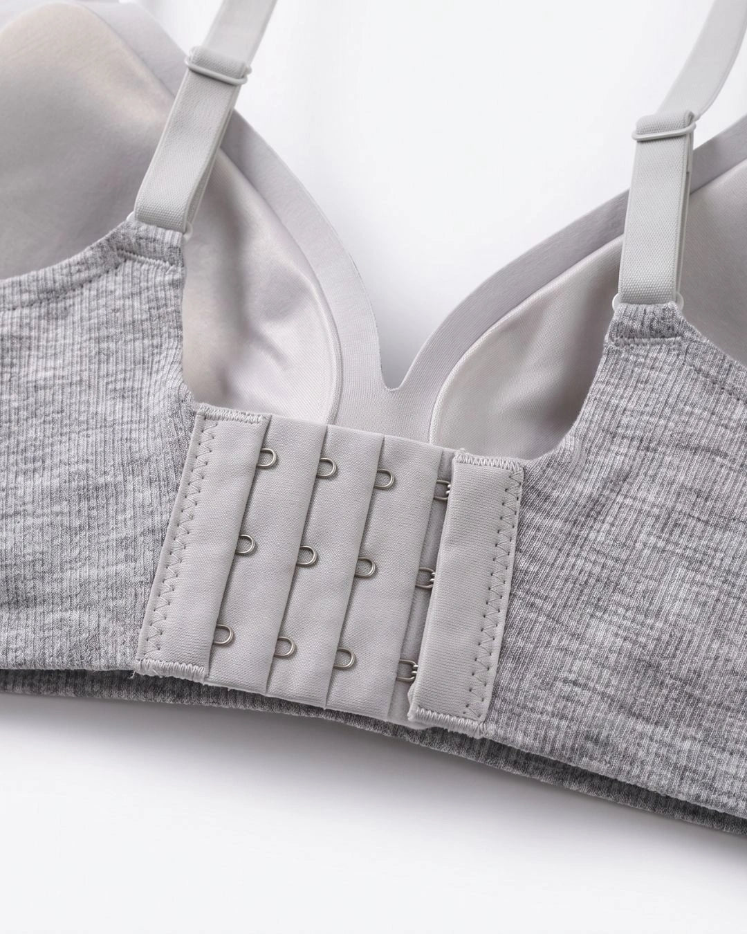 Seamless Padded Bra - Rina - Grey
