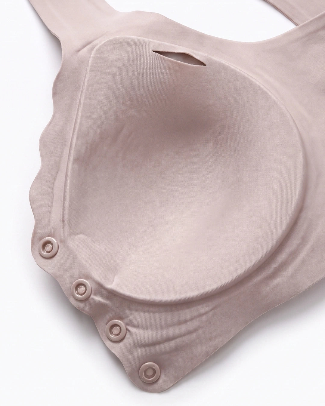 Front-Button Bra - Zova - Champagne