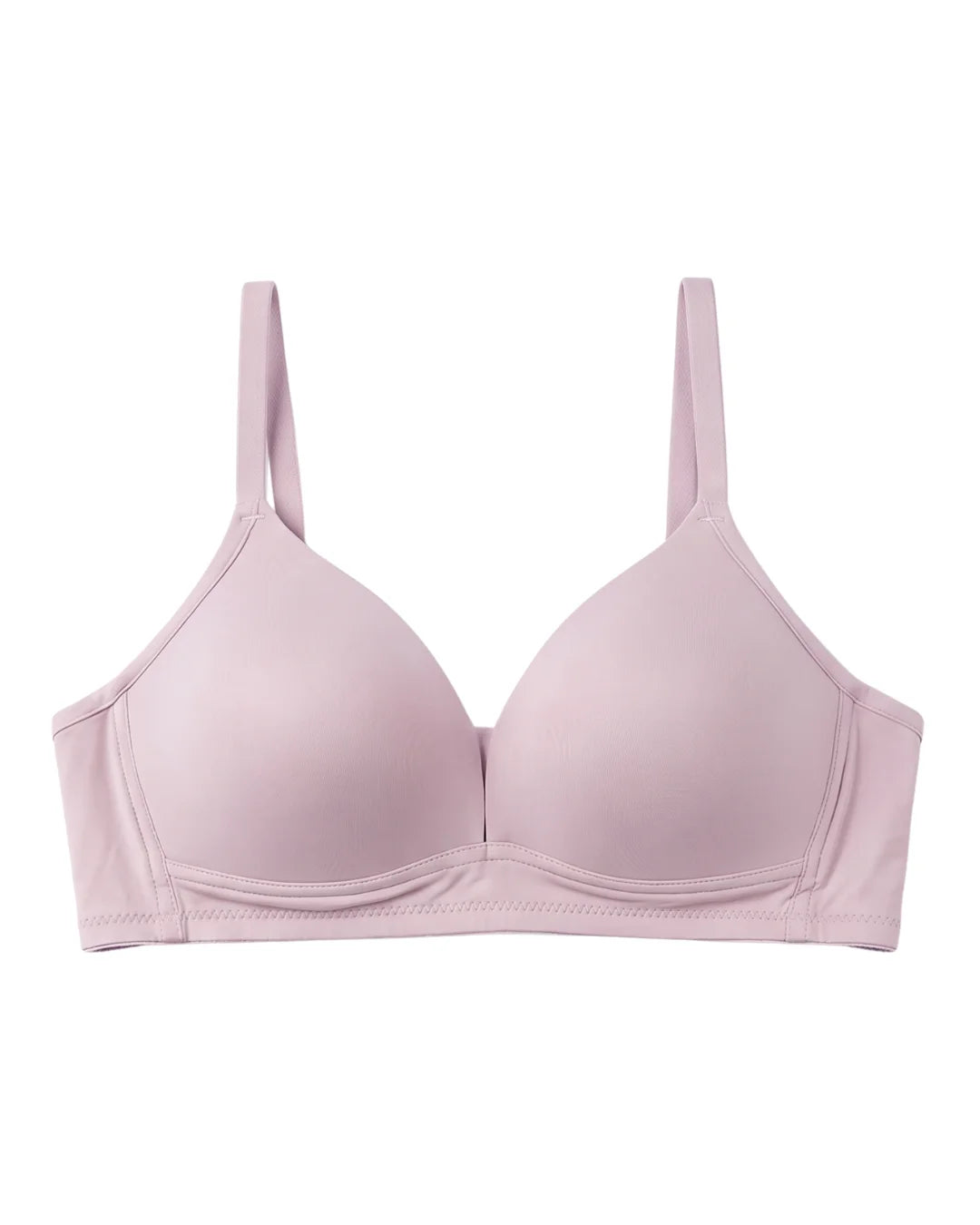 Light Padded Non-Wired T-Shirt Bra - Essentia - Lilac