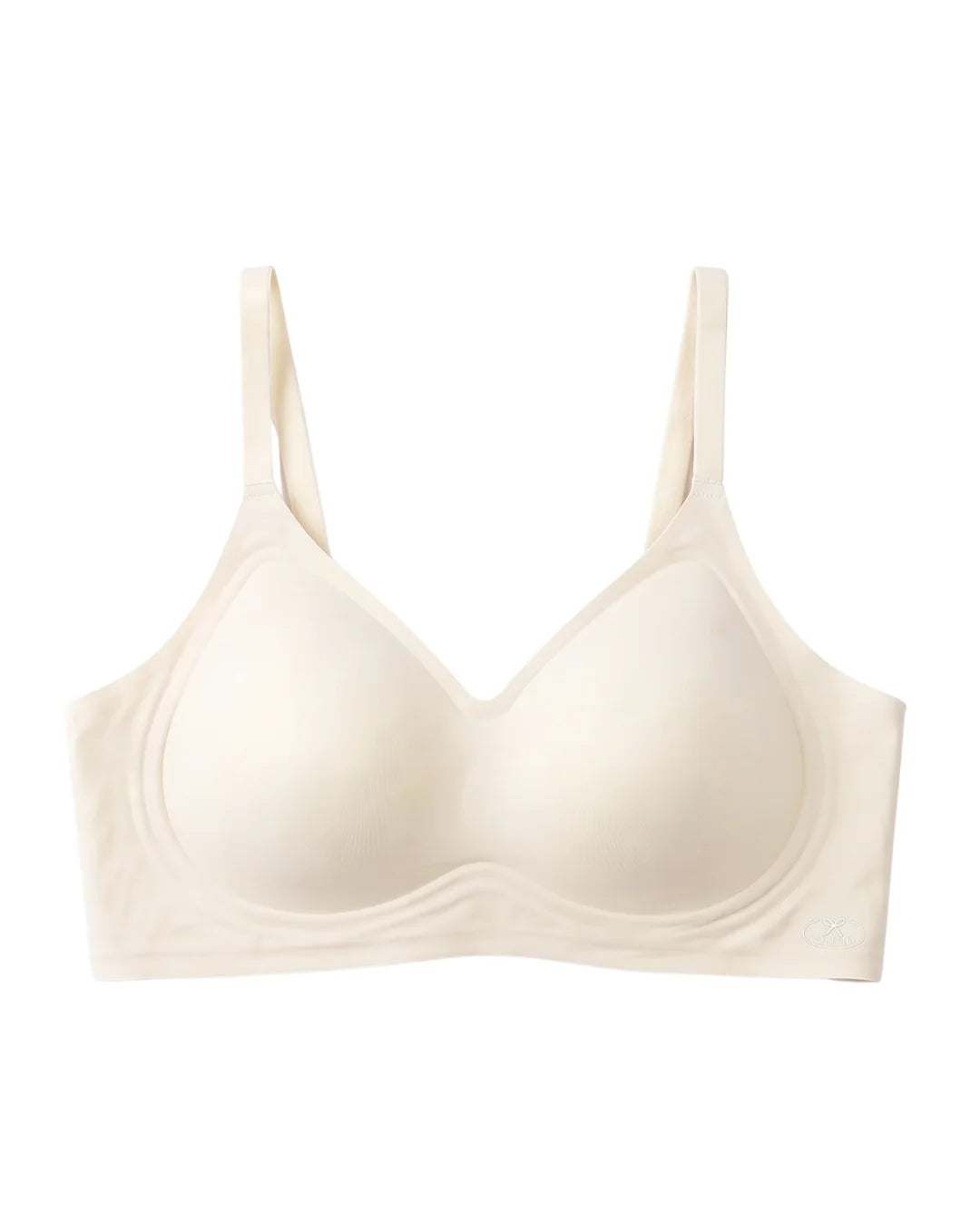 Seamless Padded Bra - Invisible Fit - Off White