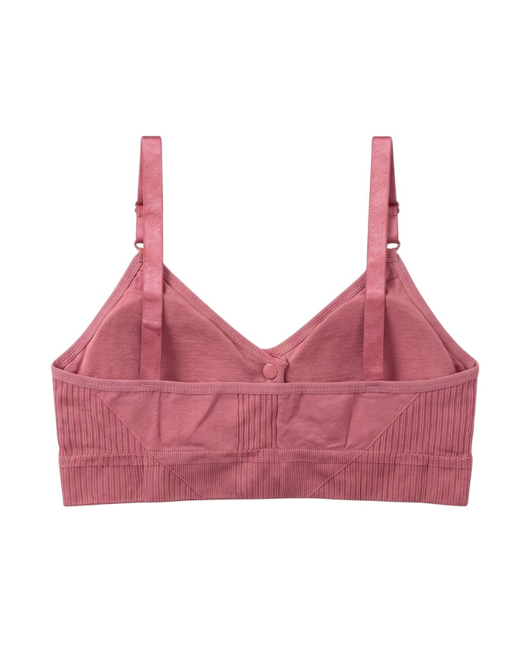 Seamless Front-Button Bra - Viona - Brown