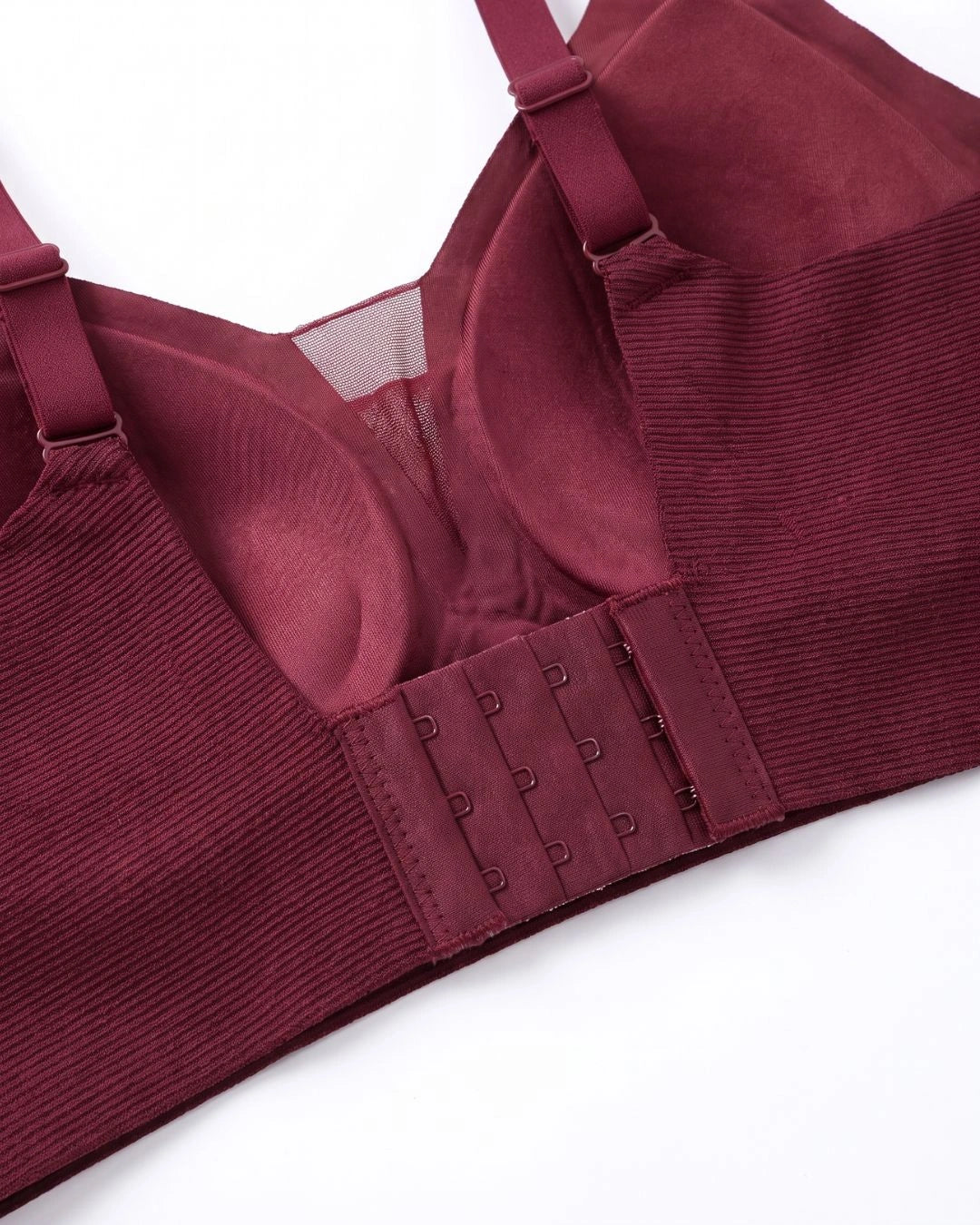 Seamless Padded Bra - Mira - Maroon