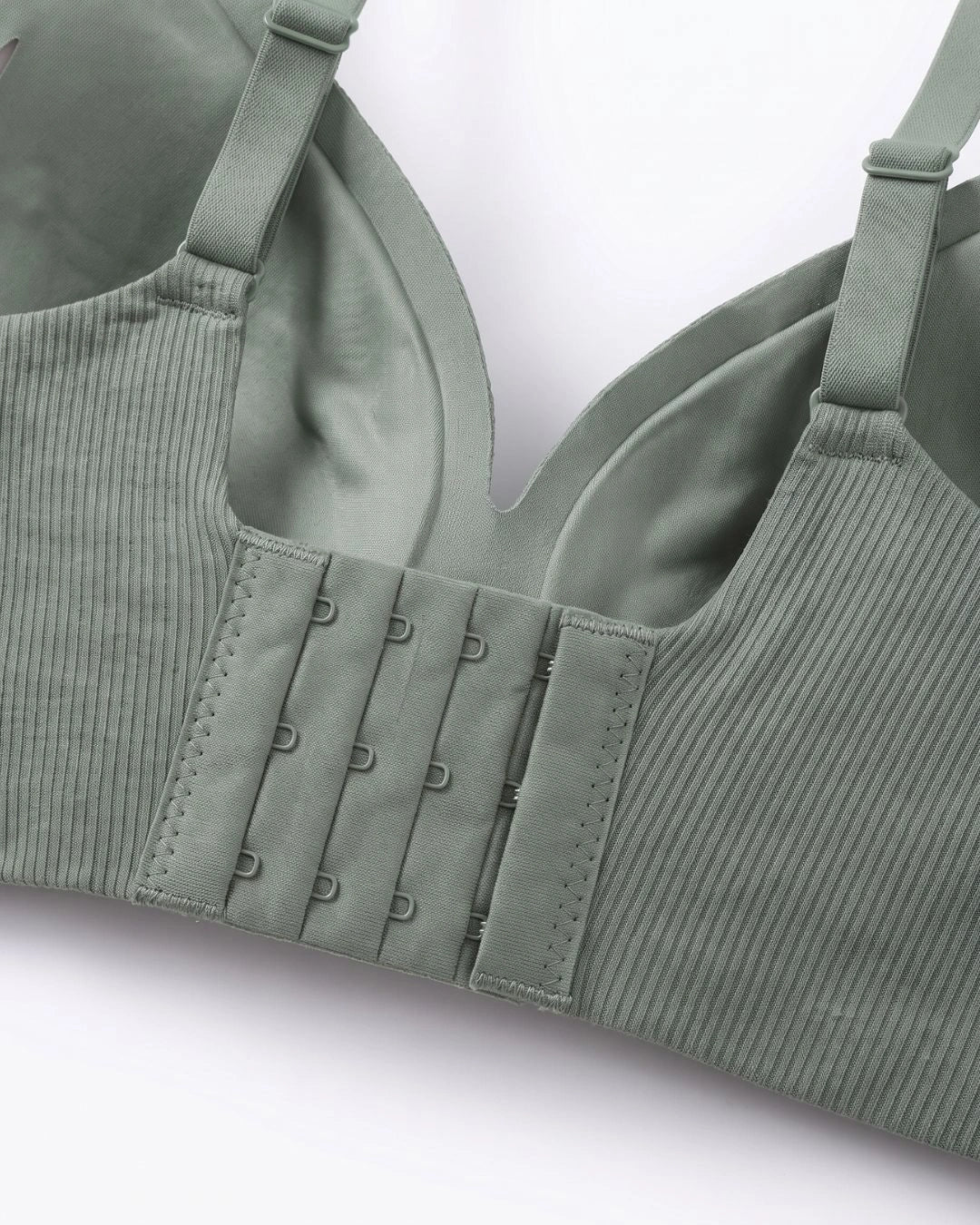 Seamless Padded Bra - Rina - Olive Green