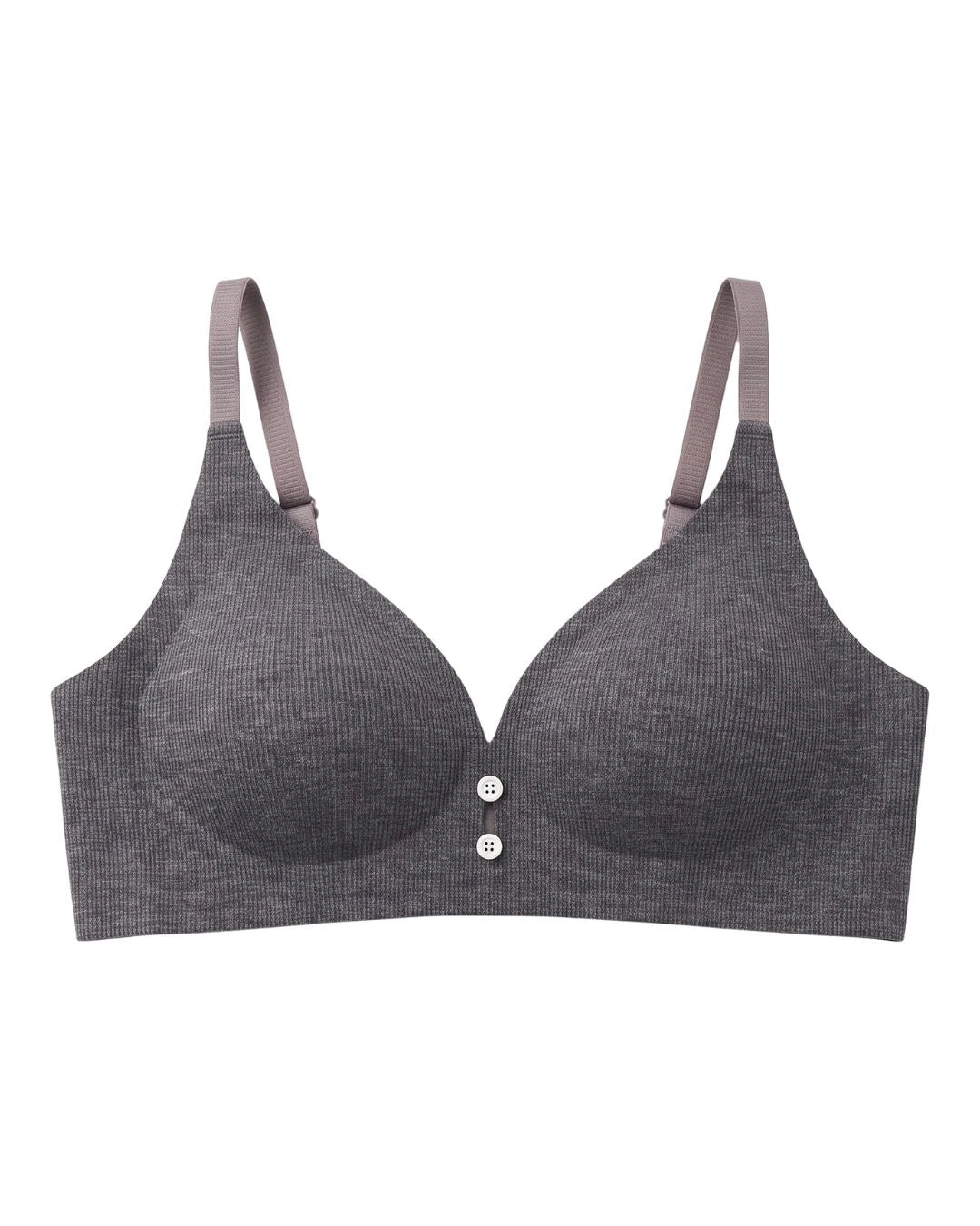 Seamless Padded Bra - Rina - Charcoal