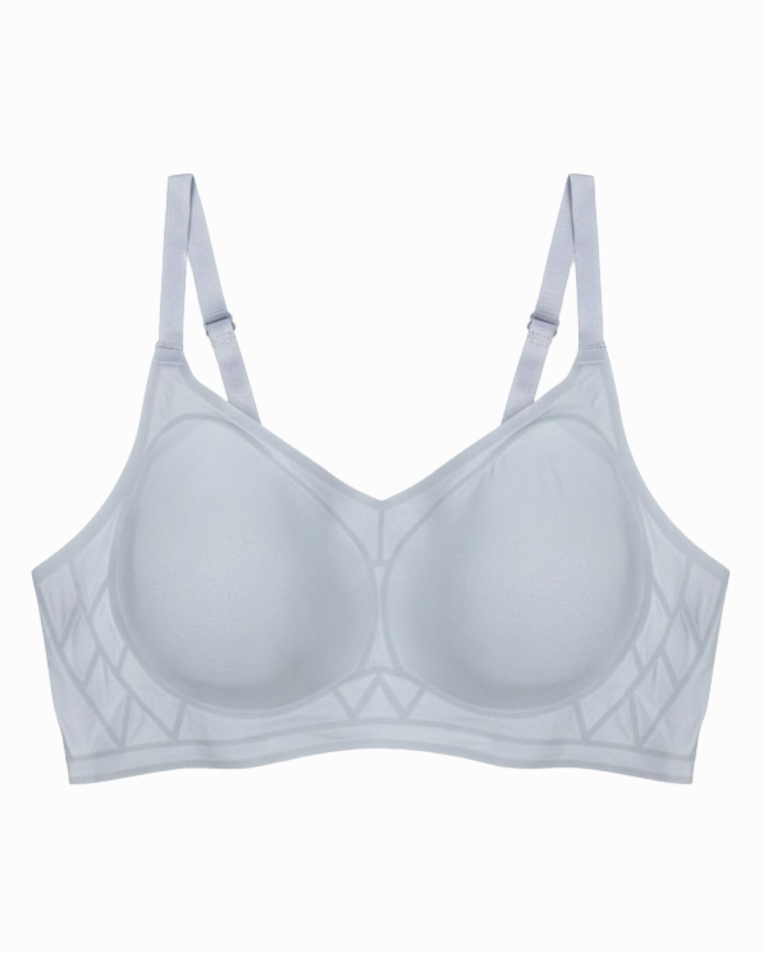 Padded Seamless Smooth Comfort Bra - Blue