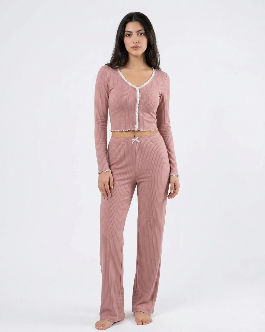Cotton PJ Set - Mellow - Pink