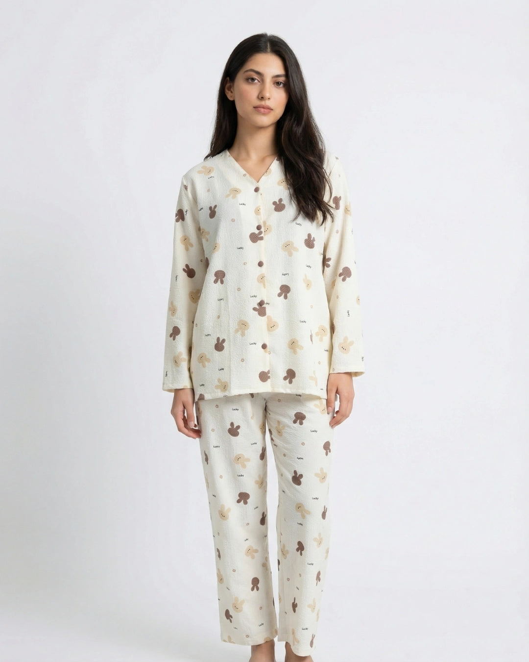 Summer Pajama Suit - Bunny Charm