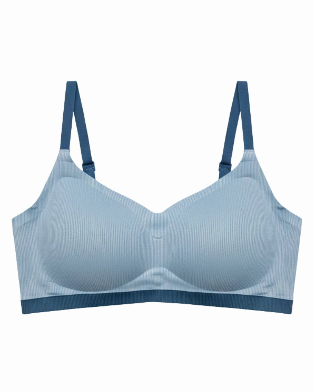 Padded Seamless Soft Shape Bra - Blue