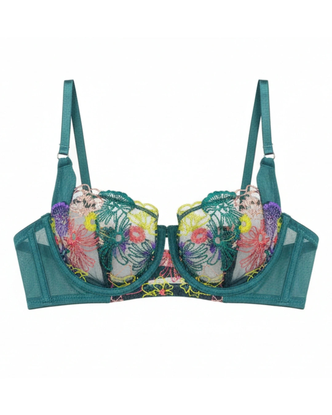 Non-Padded Bra - Luna - Green