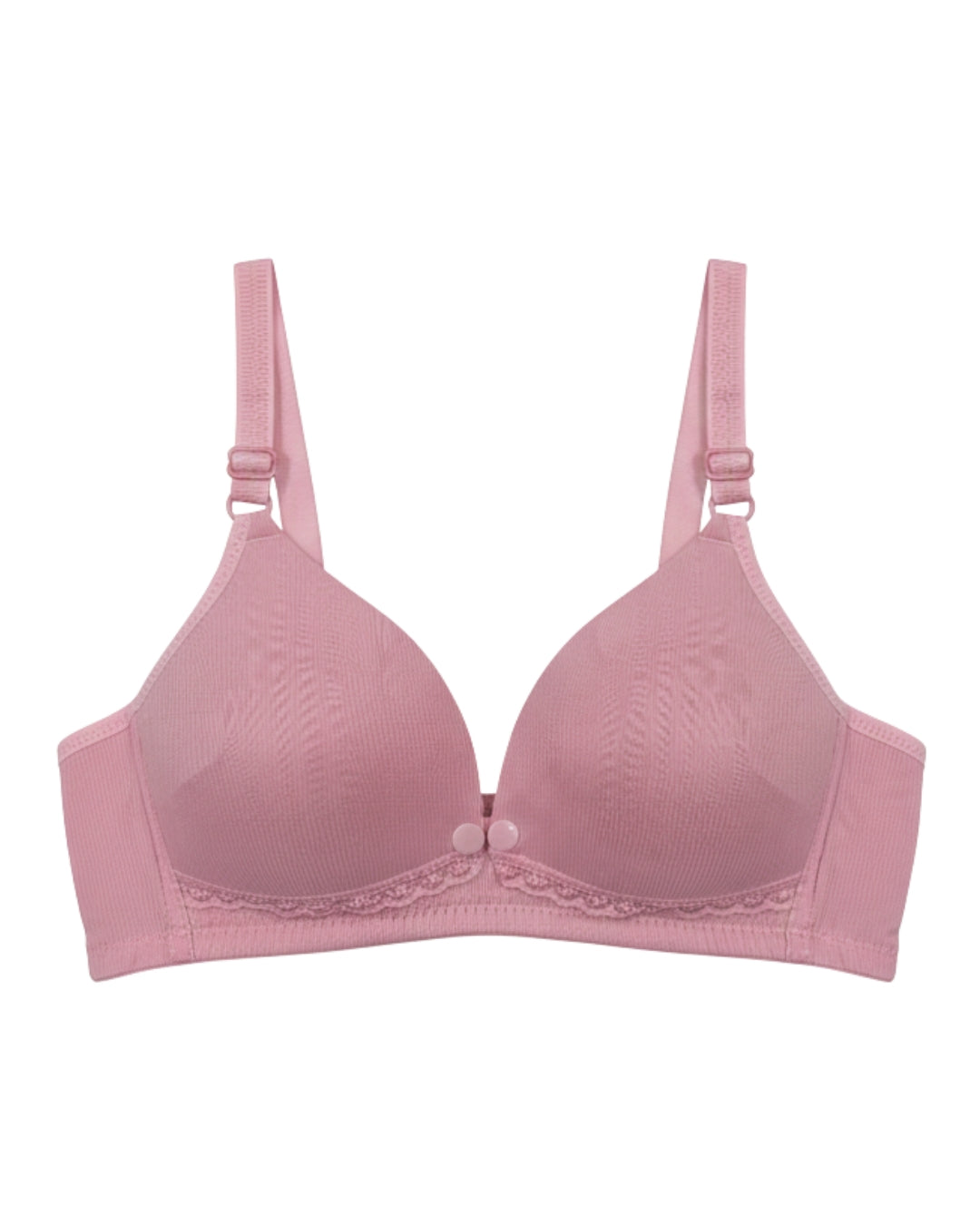 Padded Bra - Rib Soft - Pink