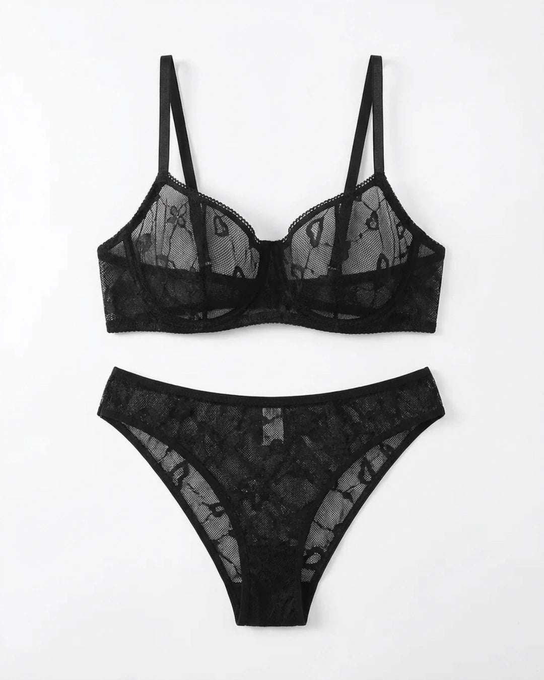 Non-Padded Bra Set -  Arlina