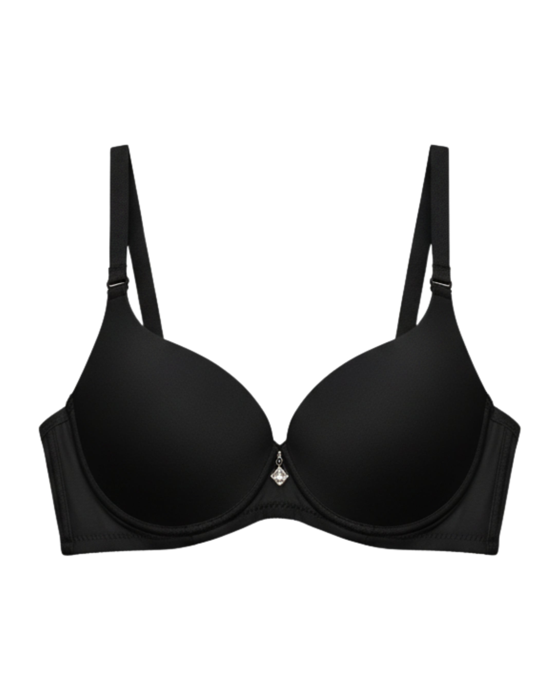 Padded T-Shirt Bra -Smooth Lift - Black