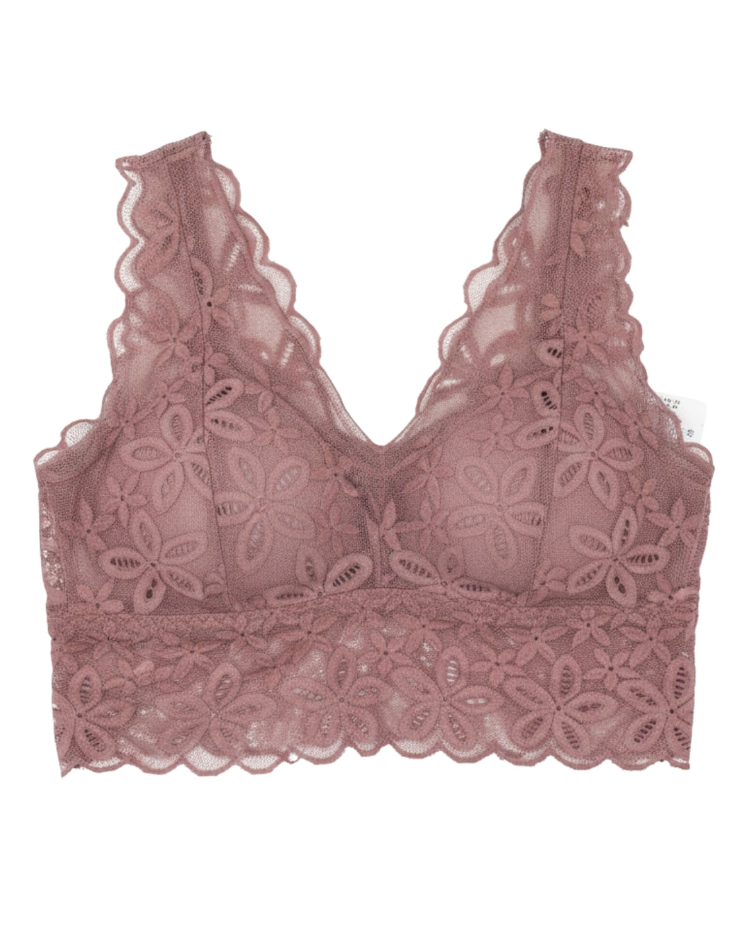 Padded Bralette - Lace Flux - Brown