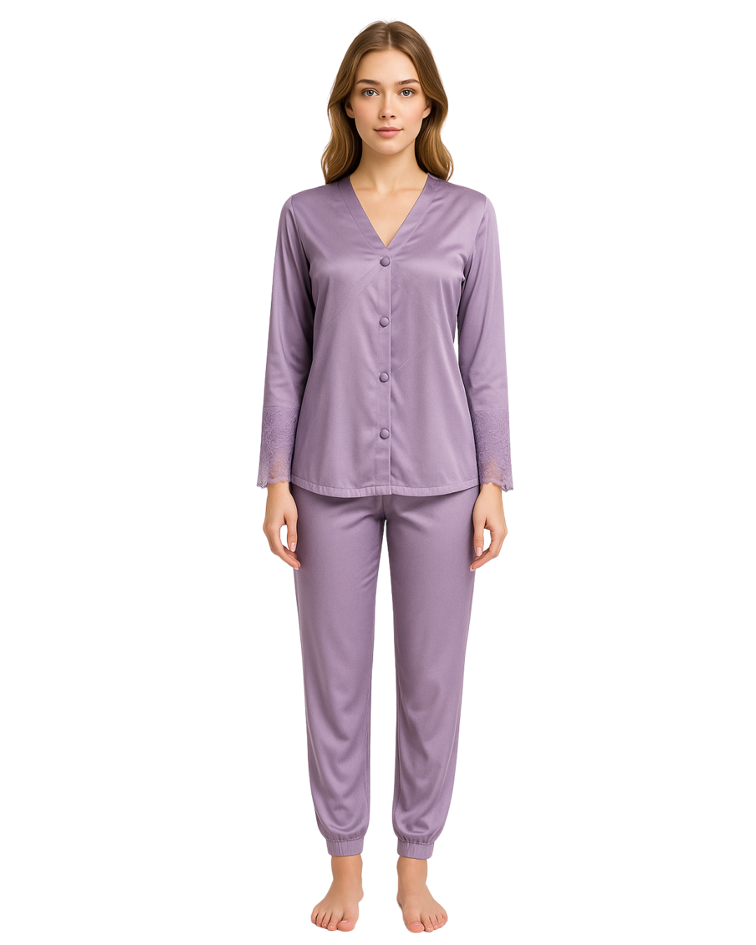 Silk Pajama Suit - Cozy Gaze