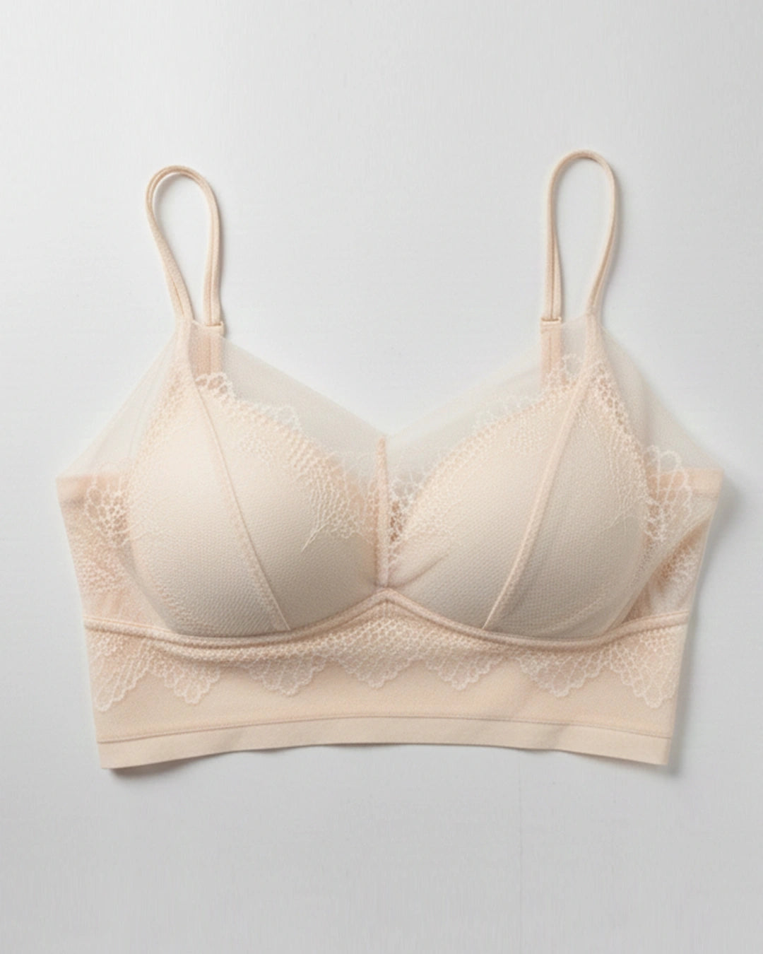 Seamless Padded Bra - Nua Lace - Skin