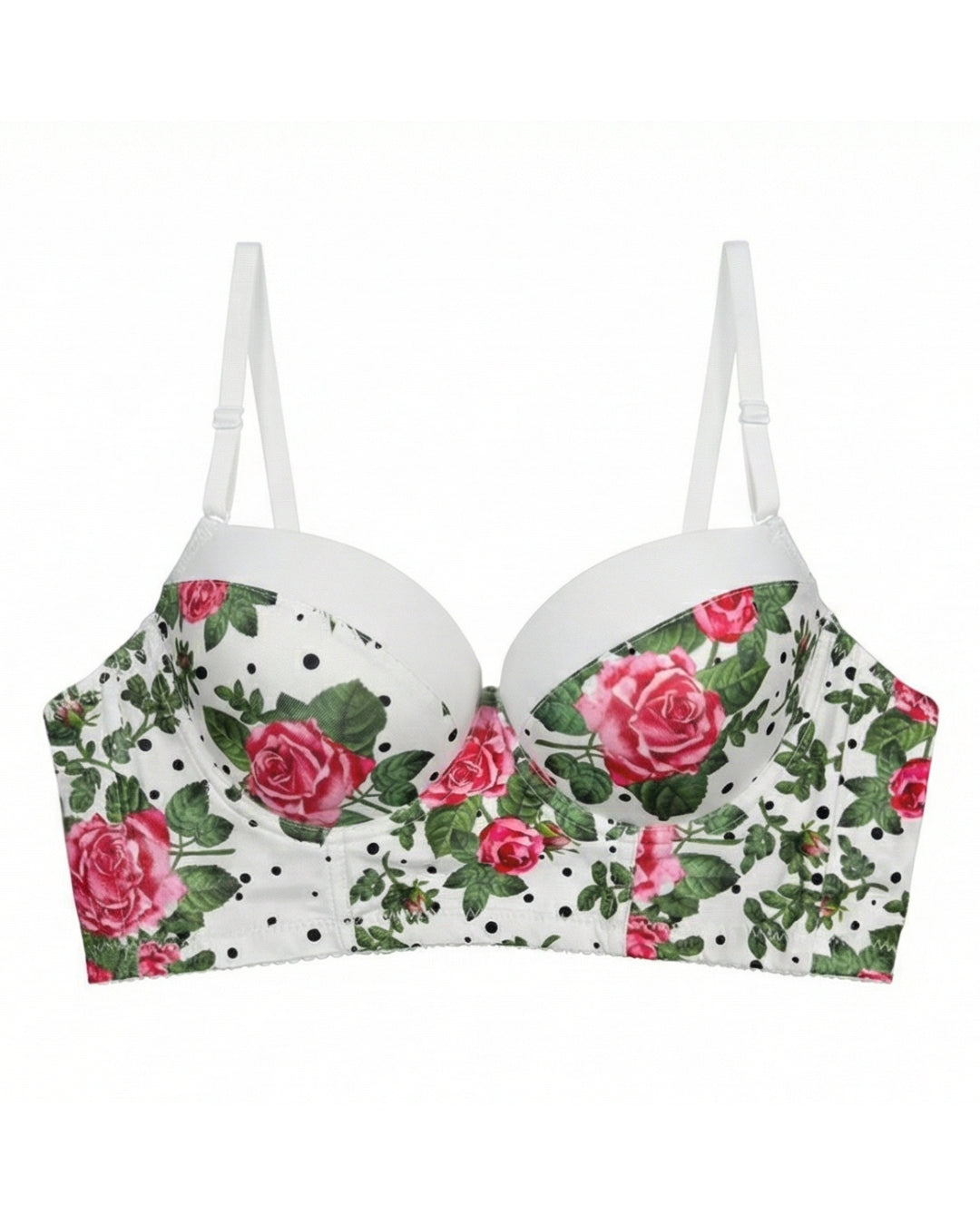 Padded Bra - Floral Comfort
