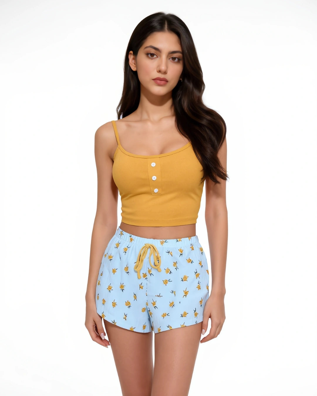 Cami Set - Zoey - Yellow
