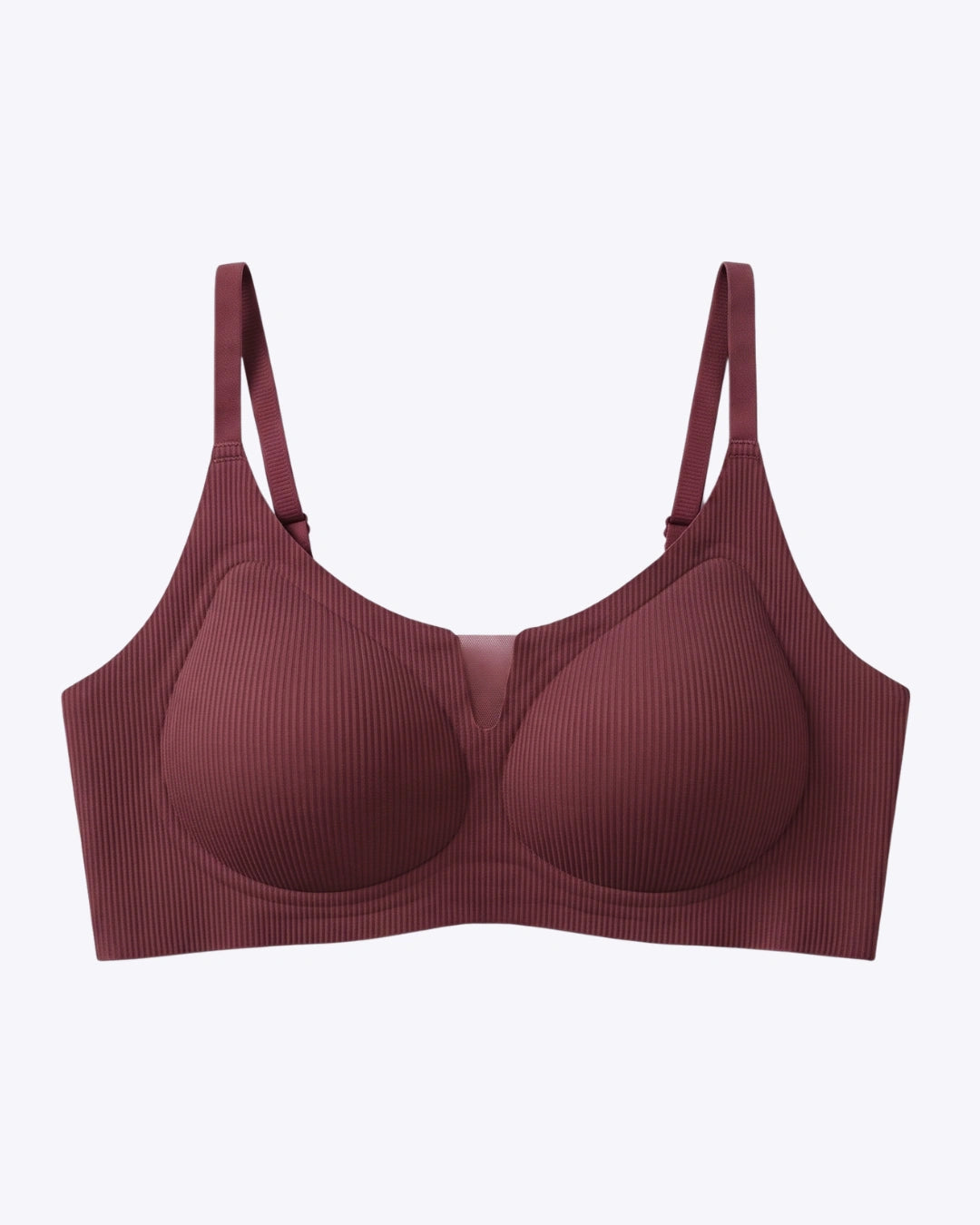 Padded Seamless Curve Bra - Maroon