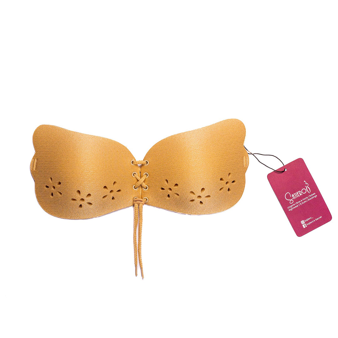 Flower Style Strapless Silicone Bra
