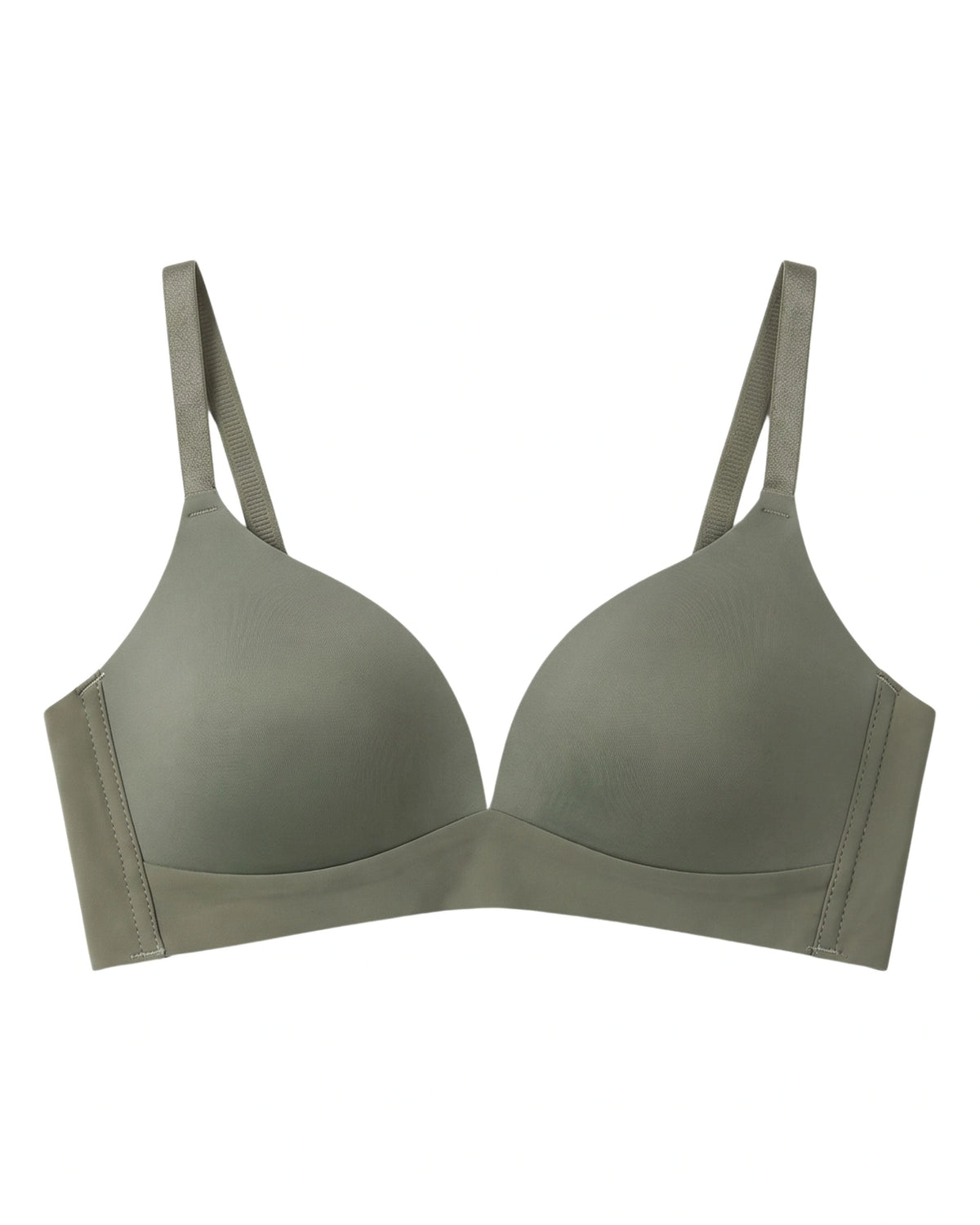 Padded Non Wired T-Shirt Bra - Amaya - Olive