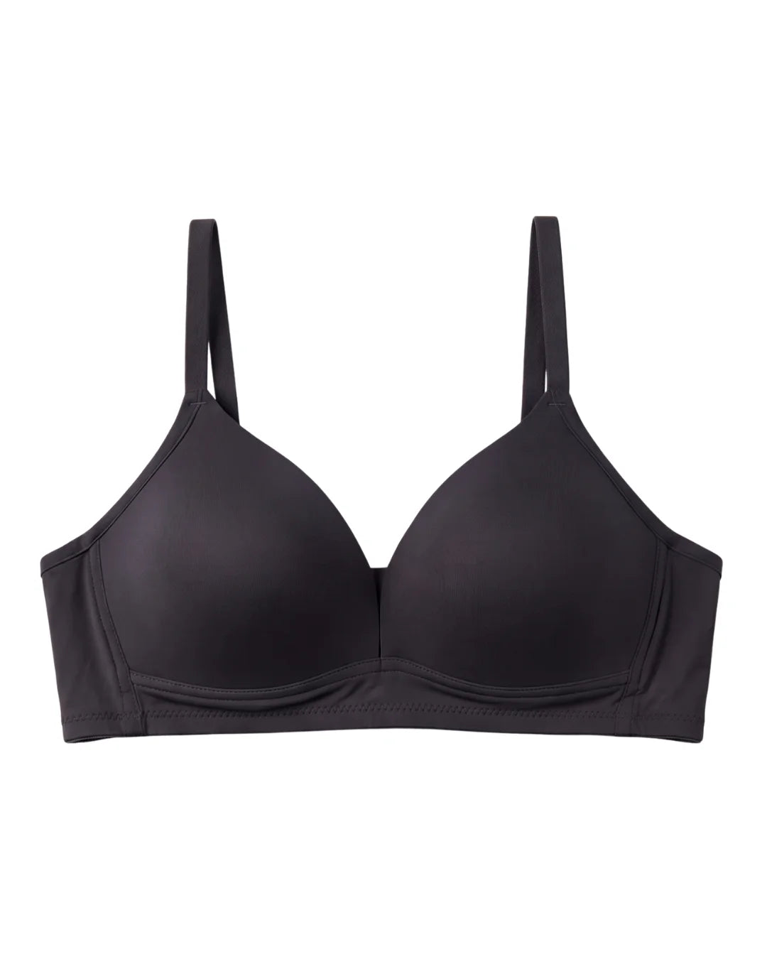 Light Padded Non-Wired T-Shirt Bra - Essentia - Black