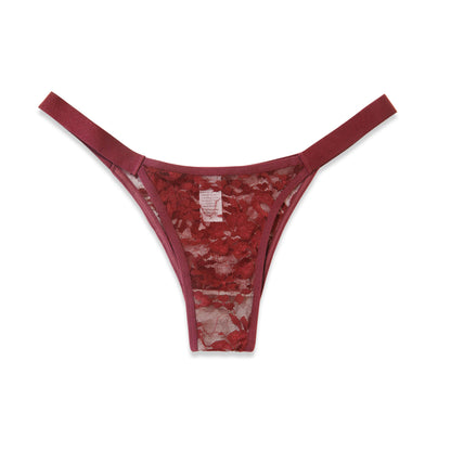Sajiero Thong Panty - Luxe Lace Net
