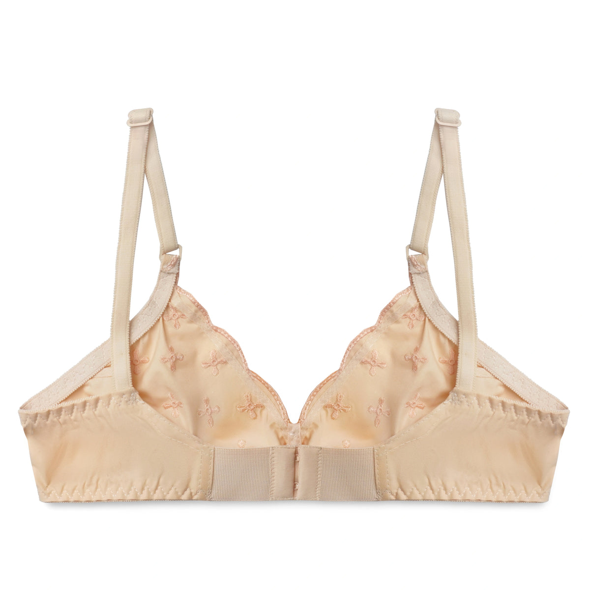 Floral Whisper Non Padded Wireless Bra Skin