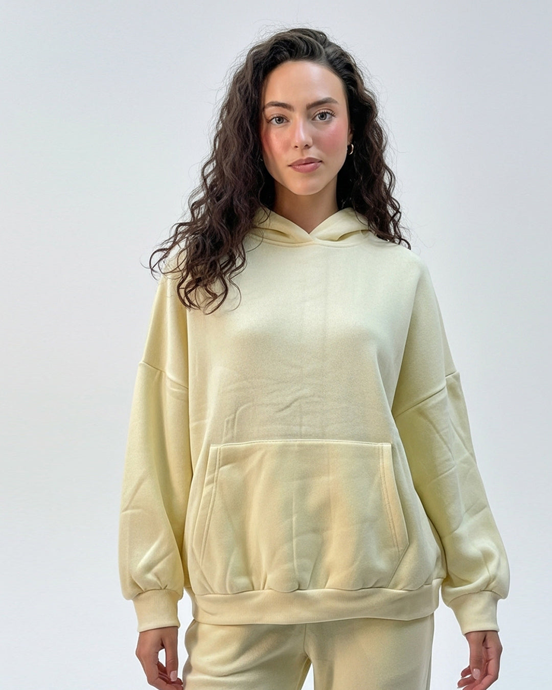 Fleece Tracksuit – Comfy Day - Lemon