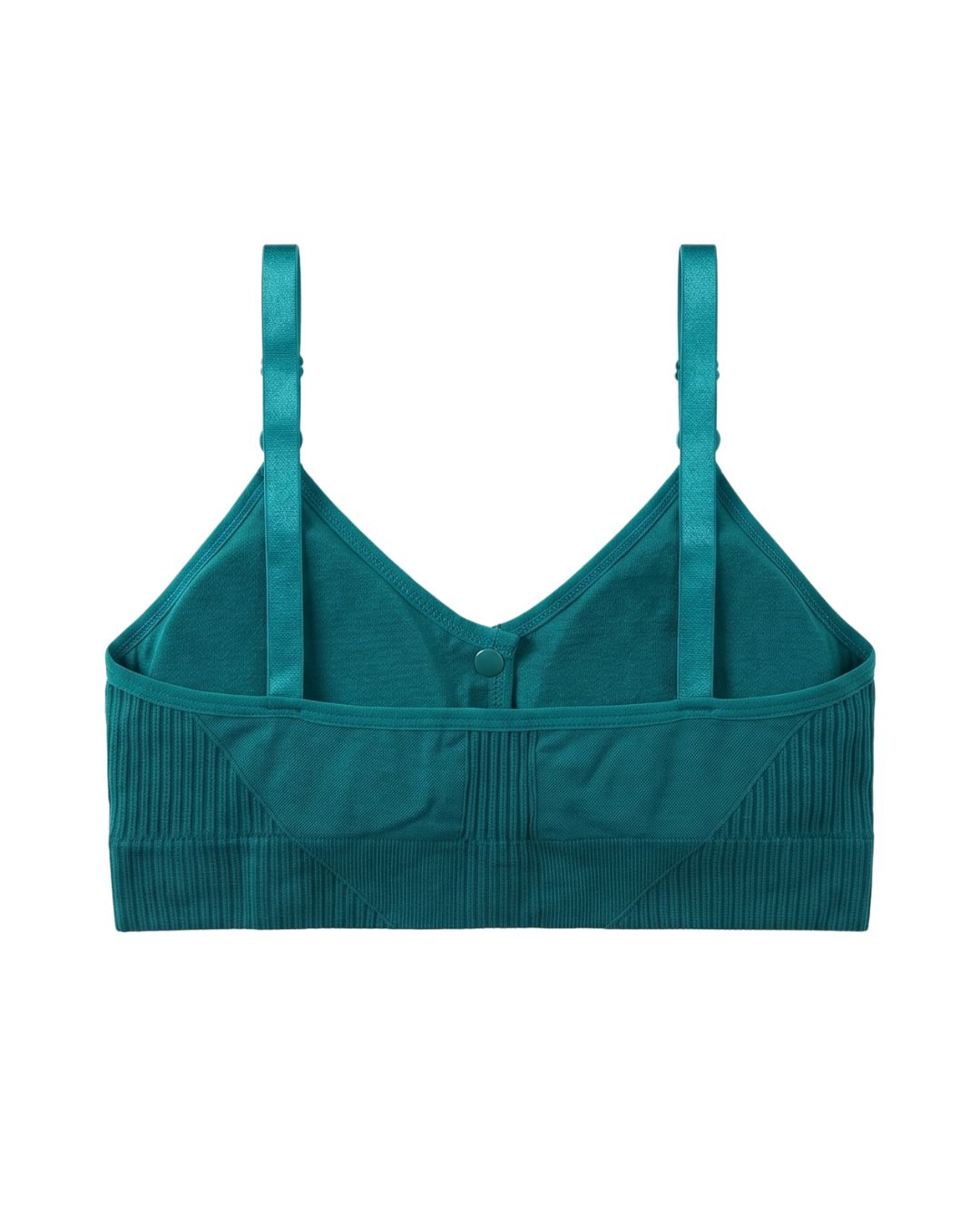 Seamless Front-Button Bra - Viona - Green