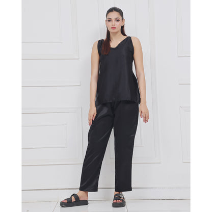 Silk Sleeveless Pj Suit - Dream Silk
