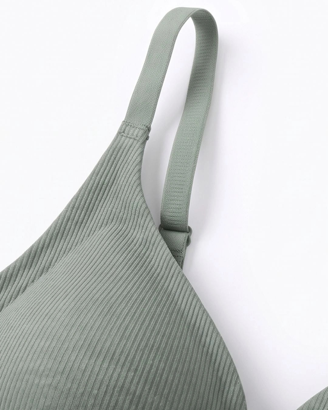 Seamless Padded Bra - Rina - Olive Green