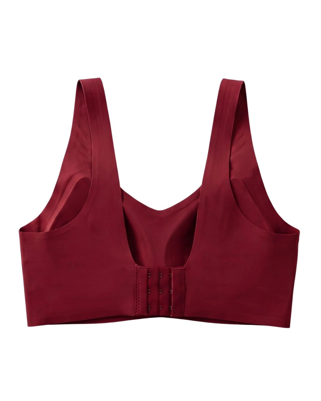 Seamless Padded Bra - Aira - Maroon