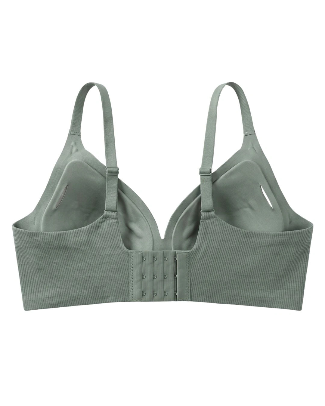 Seamless Padded Bra - Rina - Olive Green
