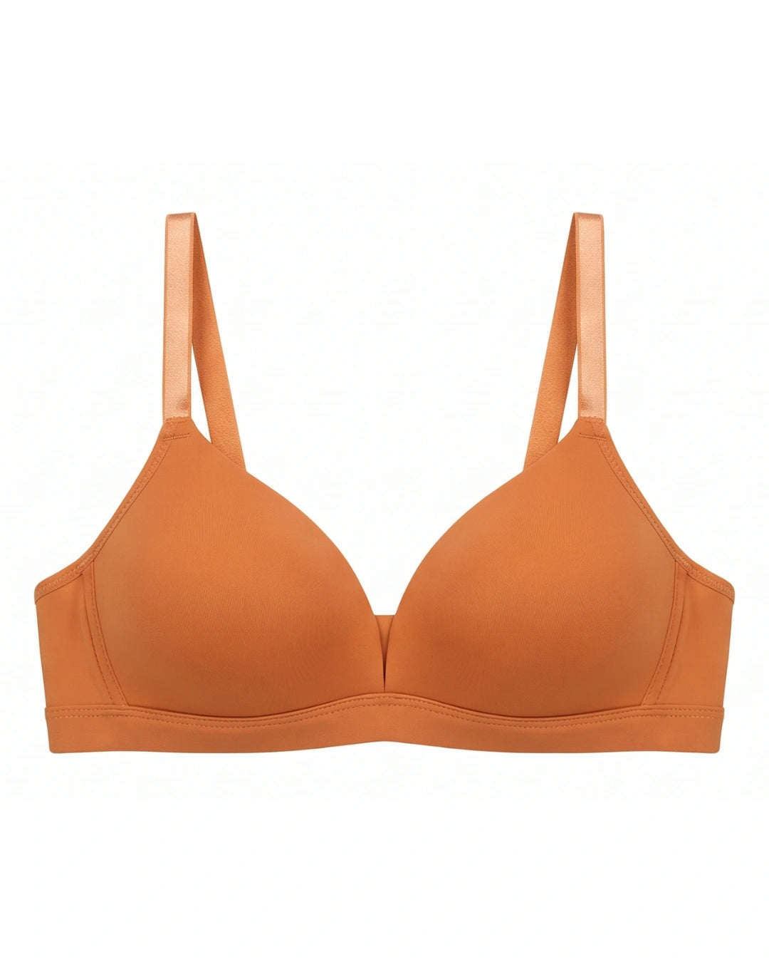 Light Padded T-Shirt Bra - Millie - Rust