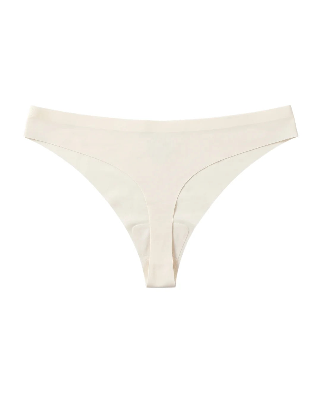 Seamless Thong Panty - Love - Off White