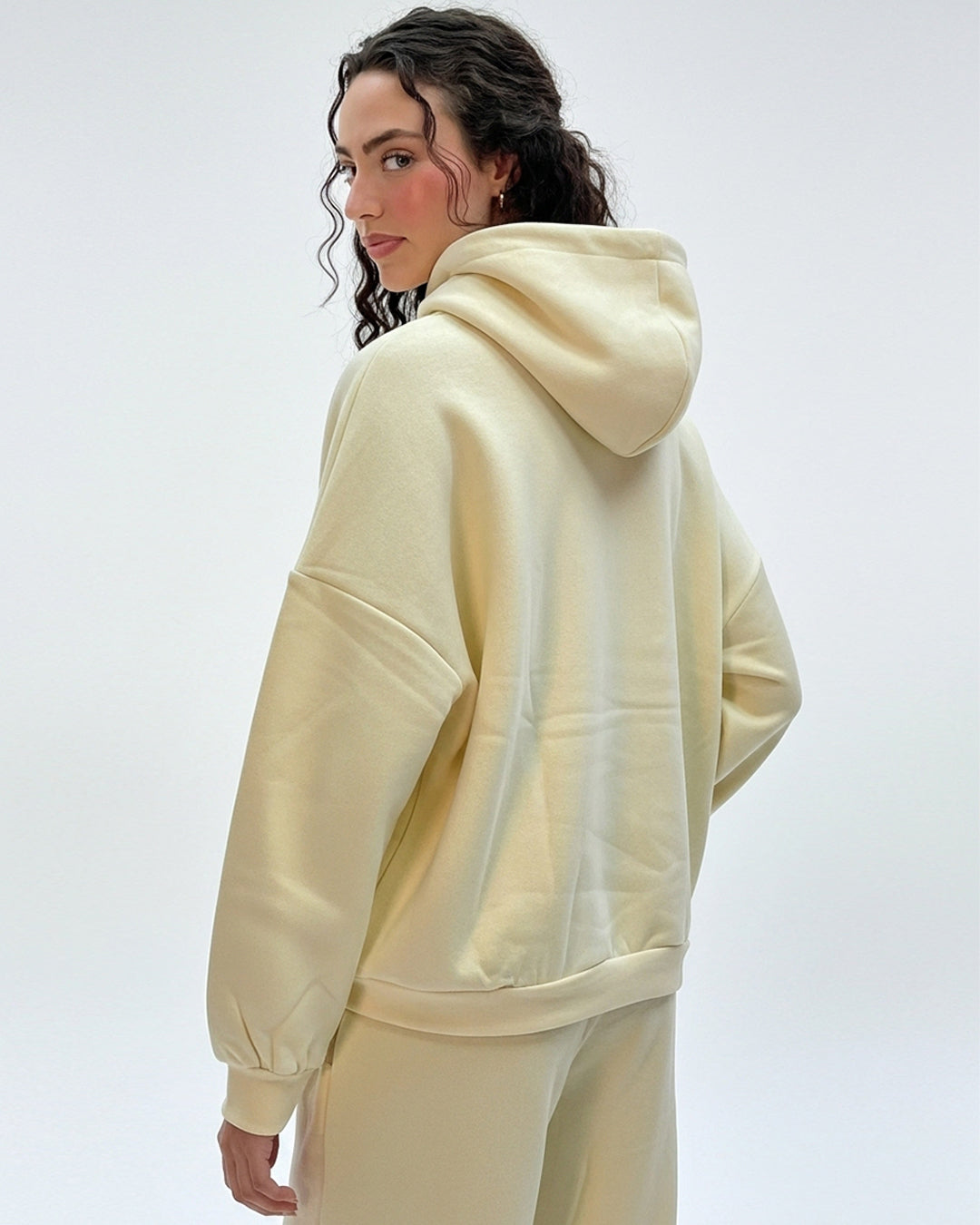 Fleece Tracksuit – Comfy Day - Lemon