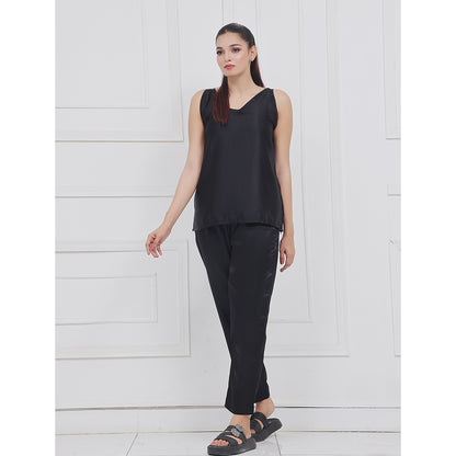 Silk Sleeveless Pj Suit - Dream Silk