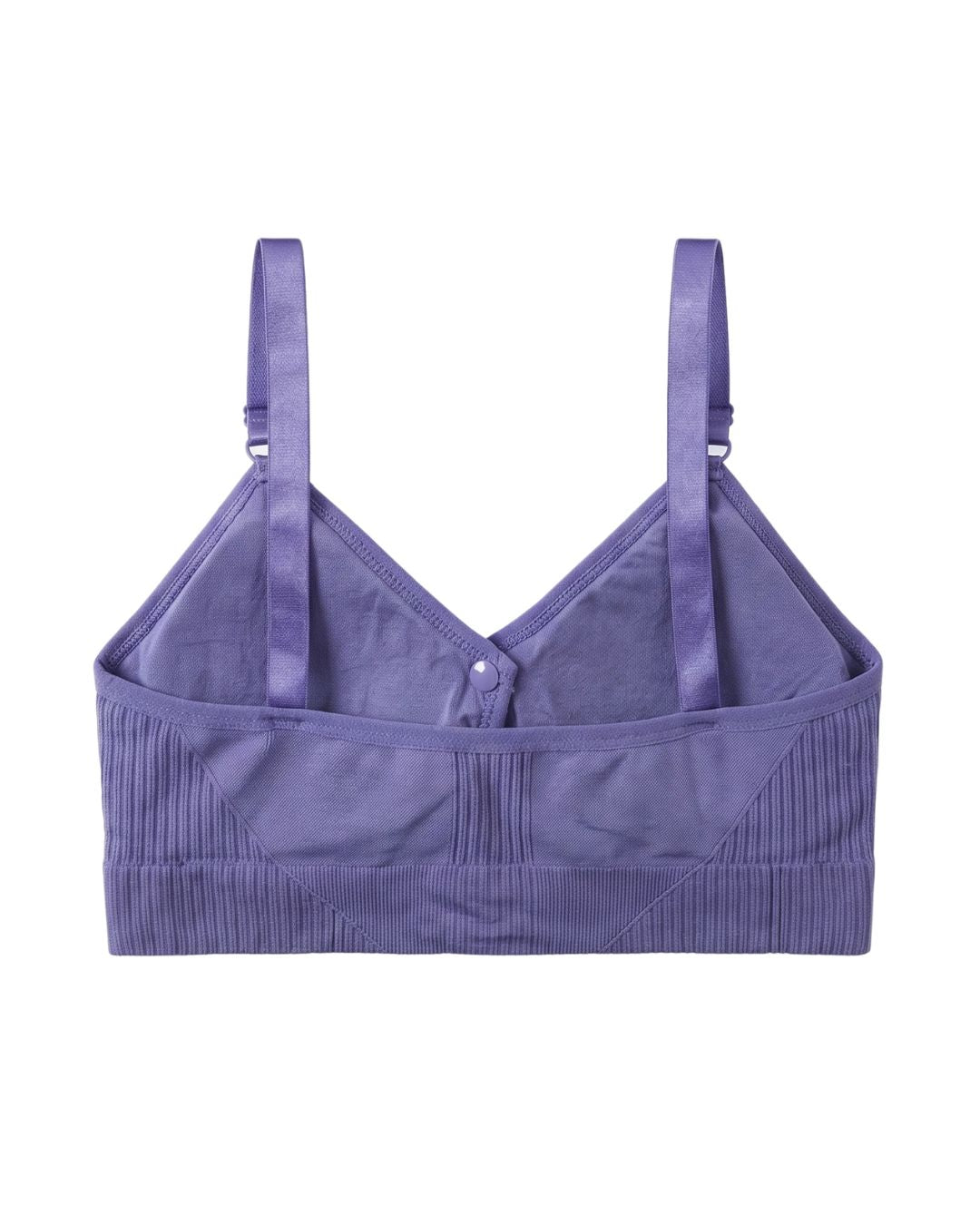 Seamless Front-Button Bra - Viona - Blue