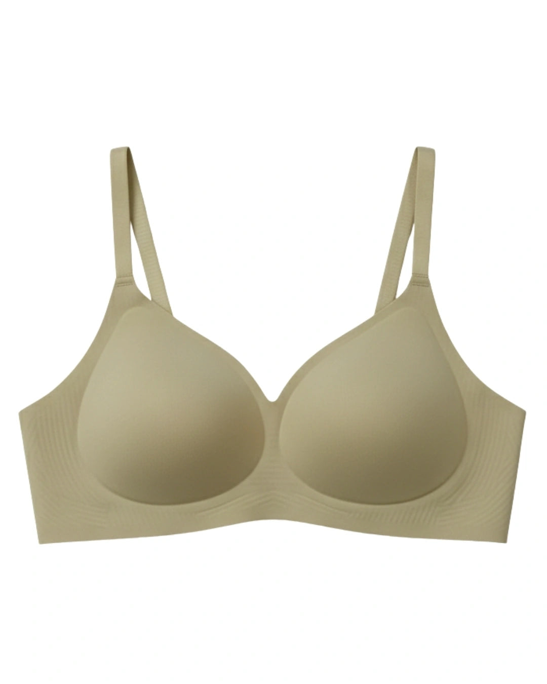 Seamless Padded Bra - Silven - Olive