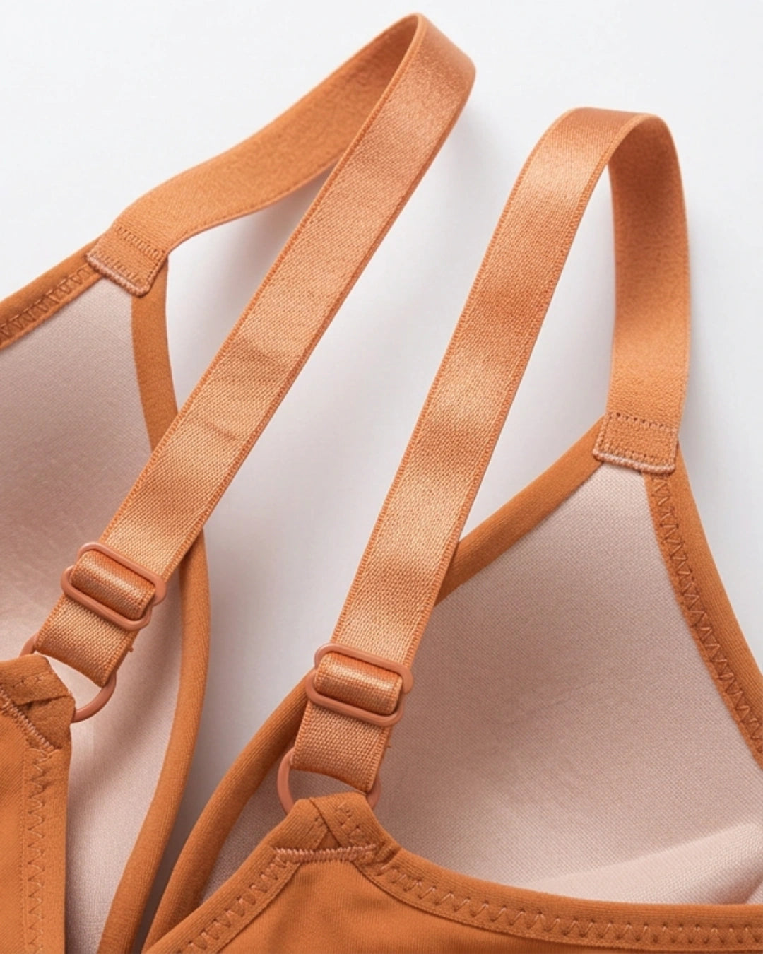 Light Padded T-Shirt Bra - Millie - Rust